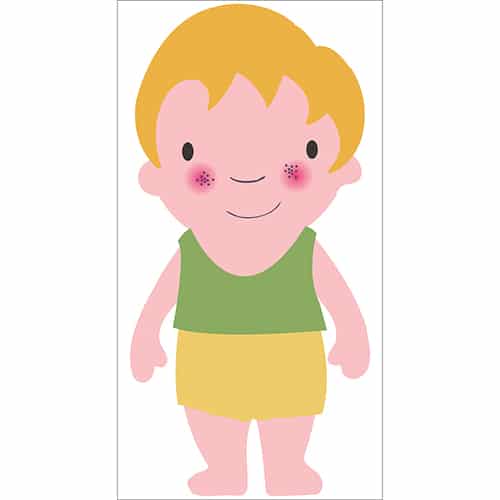 Sticker Enfant Blond pour enfants