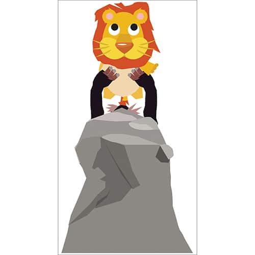 Sticker Roi Lion pour enfants