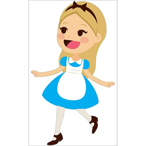 Sticker Alice pour enfants