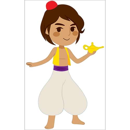 Sticker Aladin pour enfants