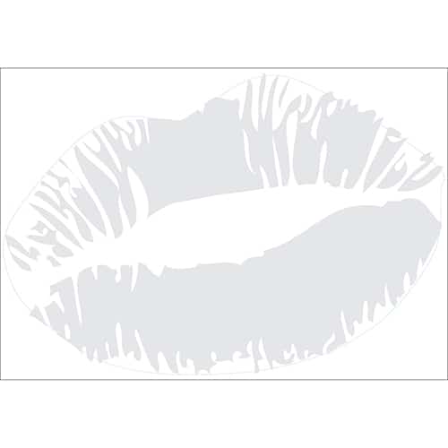 Sticker Baiser Gris Clair