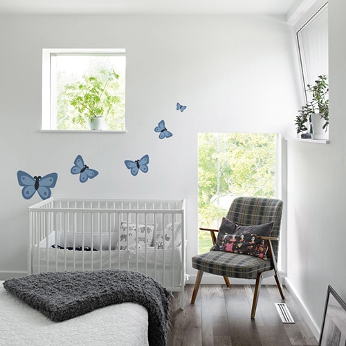 Sticker autocollant Papillon pour chambre d'enfant déco