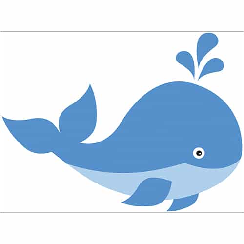 Sticker Baleine pour enfants