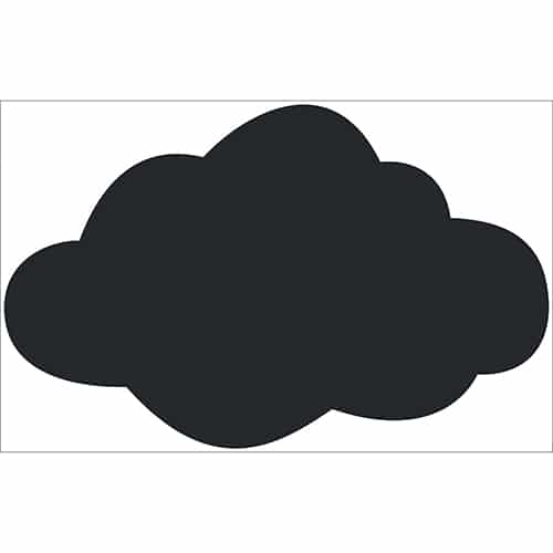 Sticker Nuage Noir pour enfants