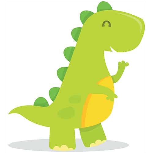 Sticker Dinosaure pour chambre d'enfants