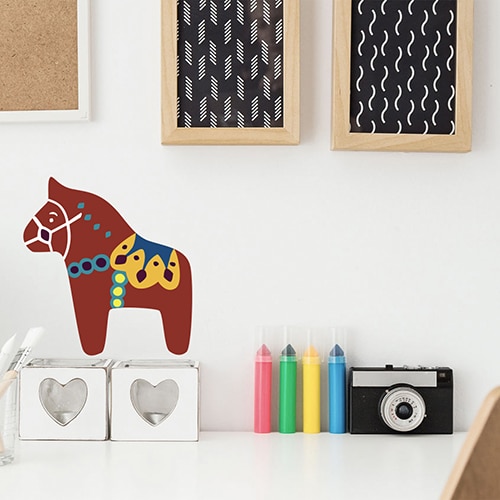 Stickers Cheval pour la chambre de votre enfant mis en ambiance, 1ère proposition