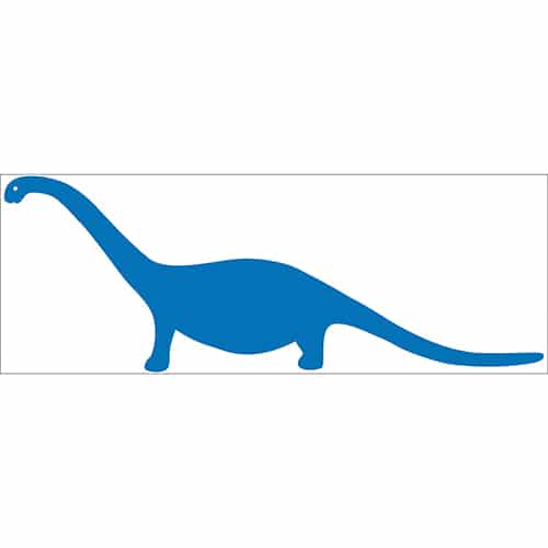 Sticker autocollant Dino Bleu pour enfants