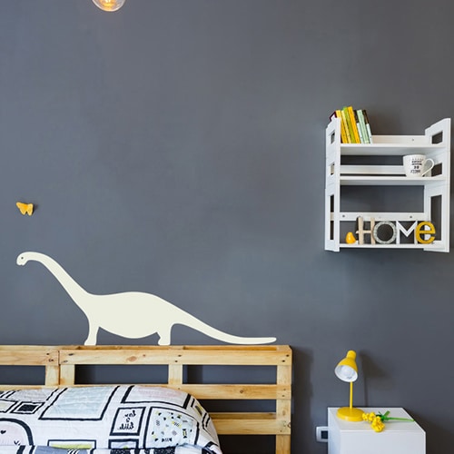 Sticker Dino Beige pour enfants chambre