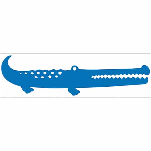 Sticker mural Croco Bleu pour enfants