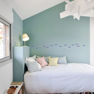 Sticker Poisson Violet pour la chambre de vos enfants