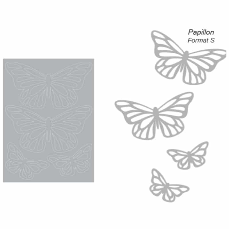 Stickers muraux Papillons gris