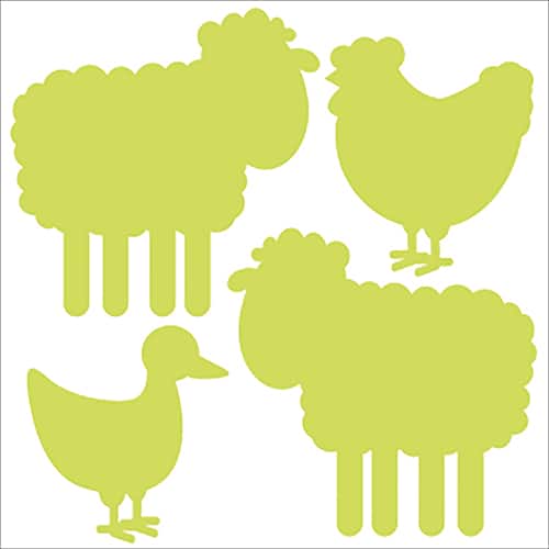 Stickers Animaux de la ferme vert