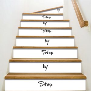 Adhésifs pour contremarches "Step by Step" escalier classique bois