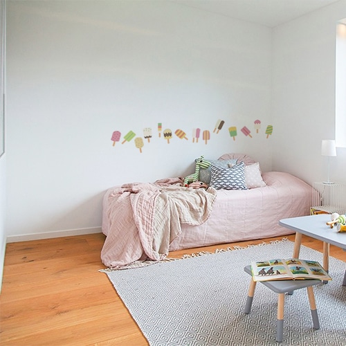 Sticker autocollant Glaces déco pour chambre d'enfant
