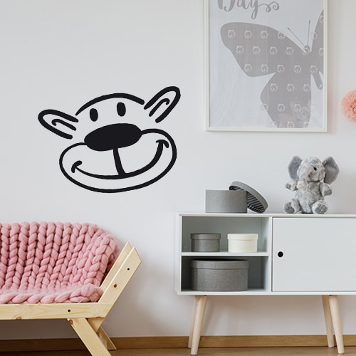 Sticker autocollant Animaux de la forêt dans une chambre d'enfant