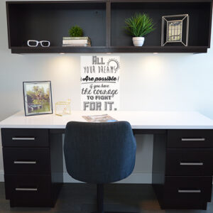 Sticker mural All your dream collé au mur d'un bureau