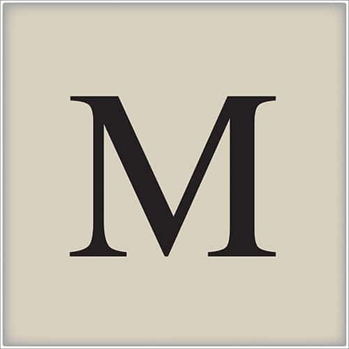 Autocollant Lettre 