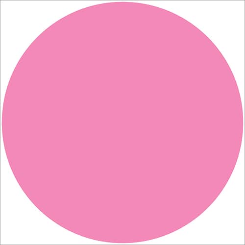 Sticker adhésif rond rose pour déco intérieur