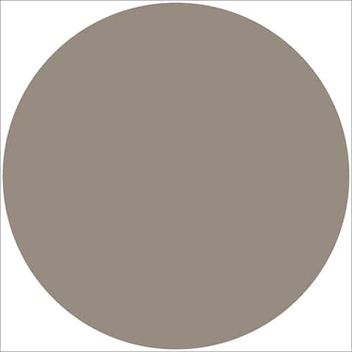 Adhésif sticker rond taupe pour décoration de maison