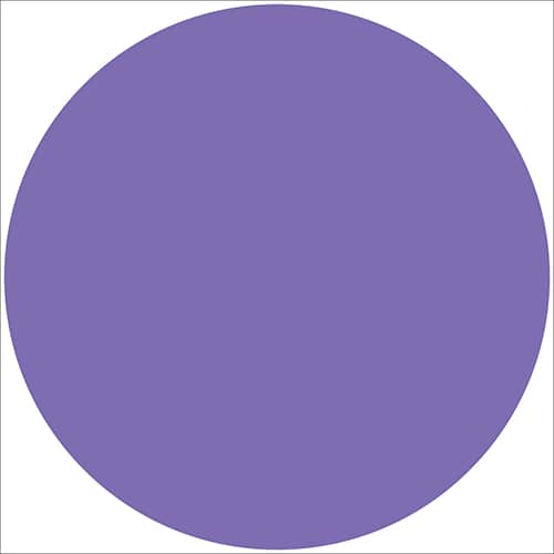 Sticker autocollant rond violet pour décoration d'intérieur