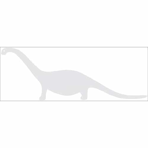 sticker décoratif autocollant dinosaure gris clair