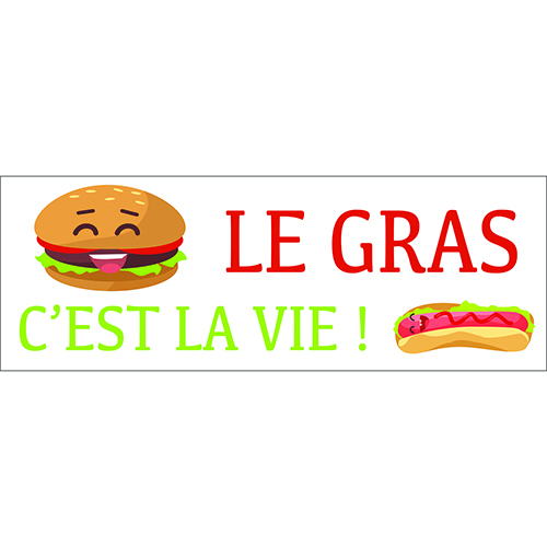 Sticker aucollant déco d'intérieur pour cuisine citation love hamburger