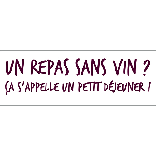 Sticker autocollant texte citation 