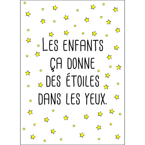 Sticker adhésif décoration d'intérieur murale étoiles pour enfant