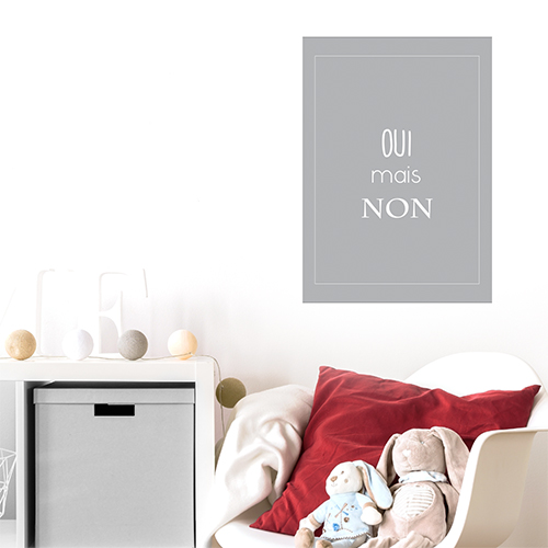 Autocollant déco chambre d'enfant citation 