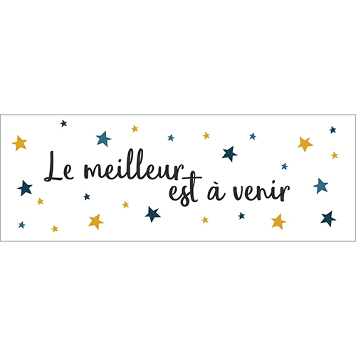 Sticker autocollant citation texte 