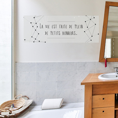 Sticker mural La vie est remplie dans une chambre d'enfant