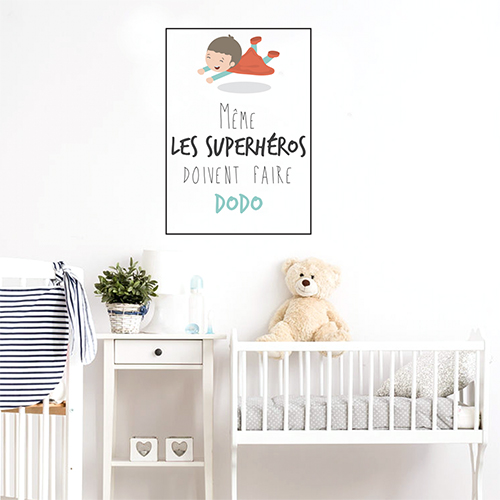 Autocollant pour chambre de bébé 