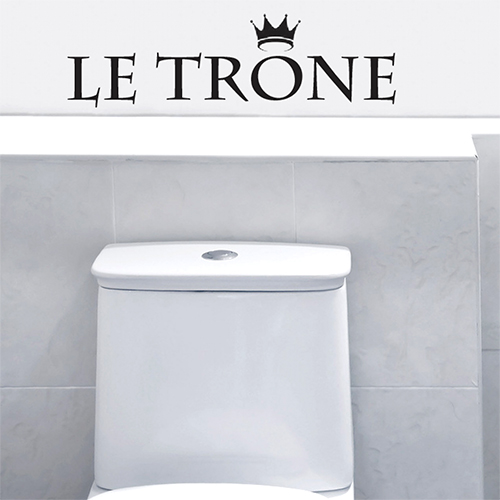 Adhésif pour déco de toilette 