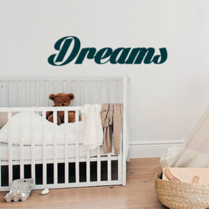 Sticker déco Dreams dans une chambre de bébé