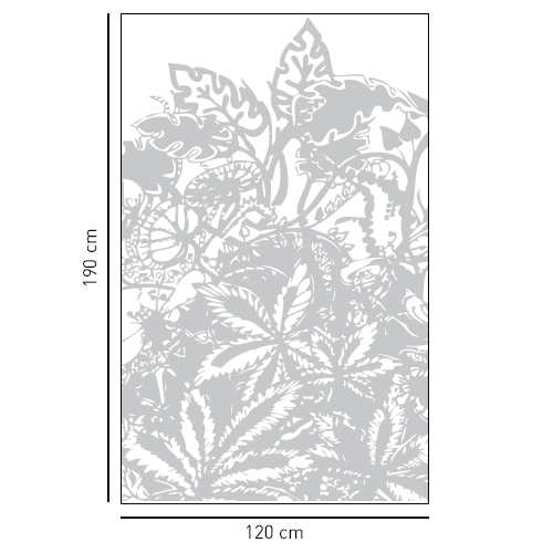 Sticker autocollant Urban Jungle pour la salle de bain