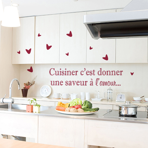 Sticker déco Cuisiner saveur dans une cuisine