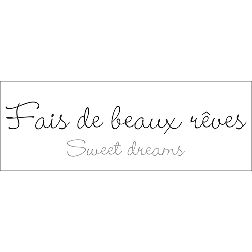 Sticker enfant fais de beaux rêves