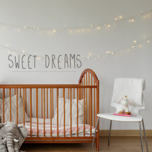 Sticker autocollant Sweet Dreams citation dans une chambre d'enfant