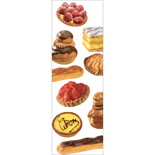 Sticker autocollant Patisserie pour grand frigo