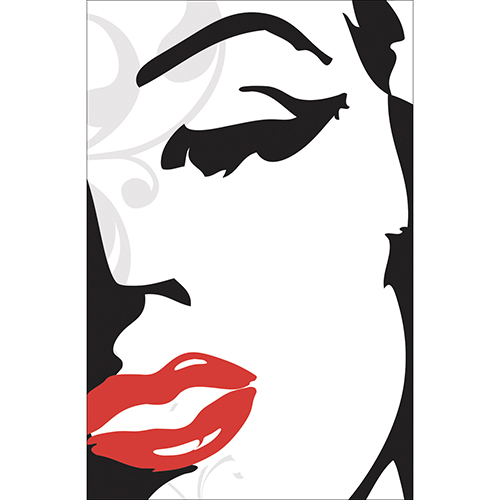 Sticker autocollant pour petit frigo Marilyn