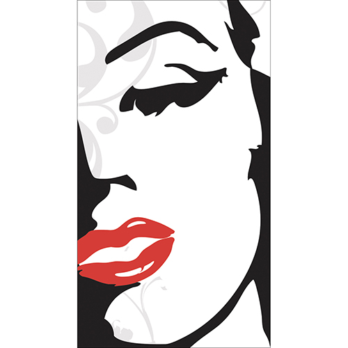 Sticker autocollant pour frigo américain Marilyn