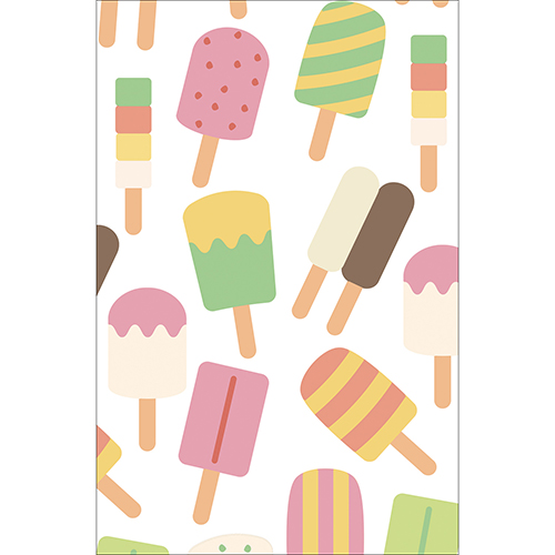 Sticker Glaces pour décoration de cuisine Sticker petit frigo décoration glaces pour cuisine