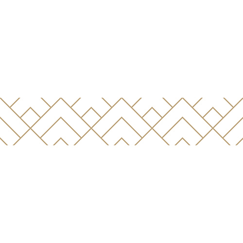 Sticker autocollant déco pour contremarches motif pyramide blanche et or