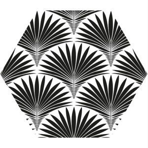 Sticker pour carreaux de carrelage Hexagone Art déco