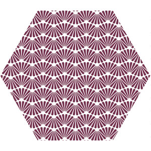 Autocollant carreaux de carrelage Hexagones écailles