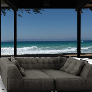 Au bord de la mer, dans votre salon avec un canapé confortable
