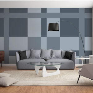 Papier Peint gris tartan