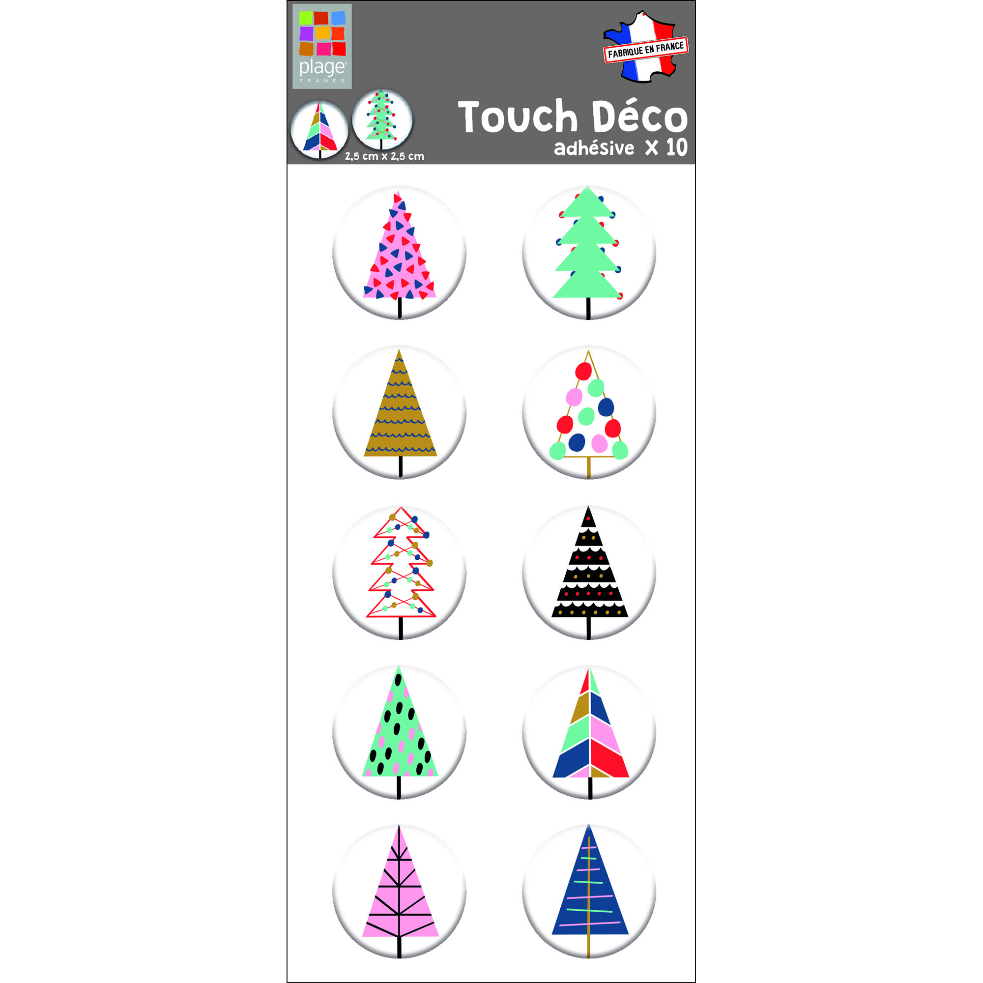 déco relief 3D arbre de Noël