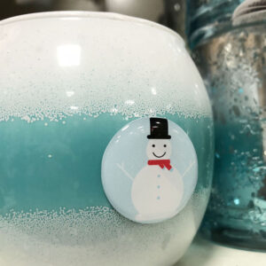 Bonhomme de neige adhésif 3D