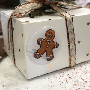 Sticker 3D bonhomme pain d'épices